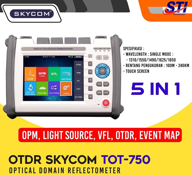 May Do Cap Quang Otdr Skycom Tot750 Series 3