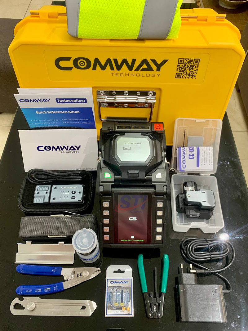 May Han Cap Quang Comway C5 Va Phu Kien