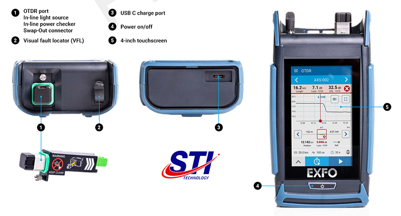 May Do Otdr Exfo Axs 120