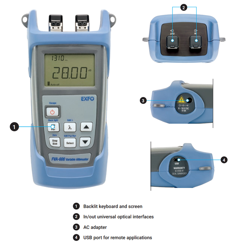 May Tao Suy Hao Quang Bien Doi Exfo Fva 600